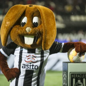 Close-up Heracles mascotte Bultje