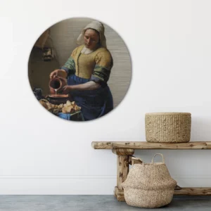 ToF Muurcirkel kunst Het melkmeisje, Johannes Vermeer