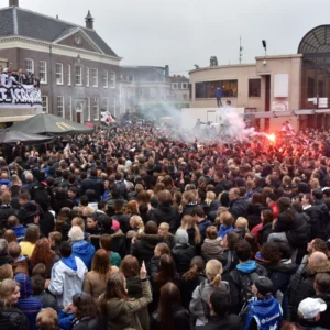 Heracles huldiging Europees voetbal