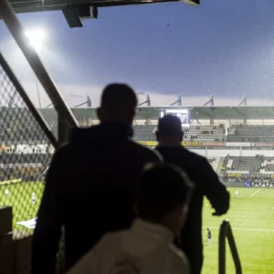 Heracles stadion vanuit een trap