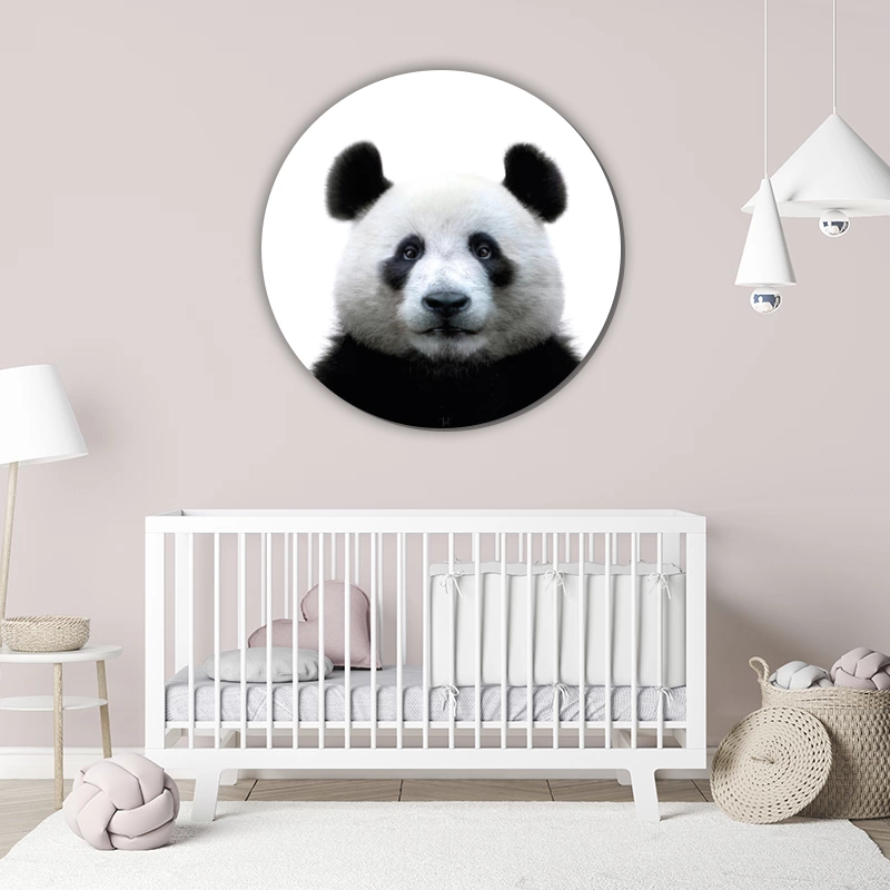 ToF Behangcirkel dieren lieve panda - Afbeelding 2