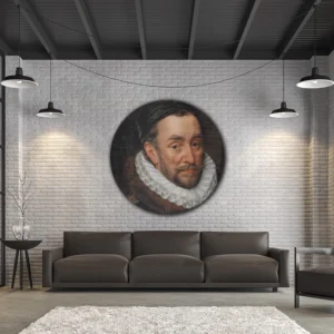 ToF Muurcirkel kunst Portret van Willem I, Prins van Oranje, Adriaen Thomasz. Key