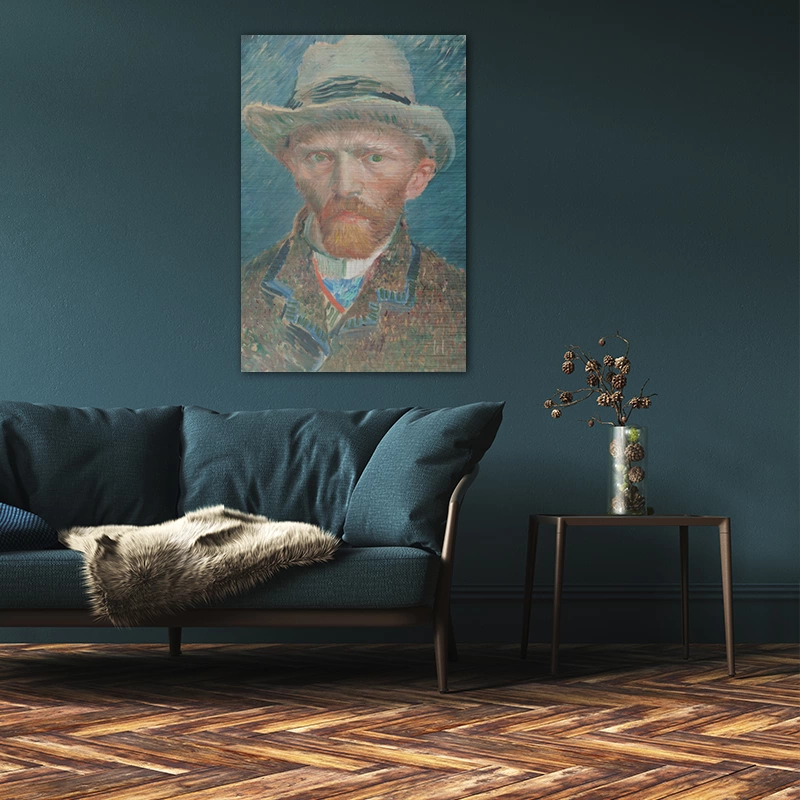 ToF Muurcirkel schilderij Zelfportret Vincent van Gogh
