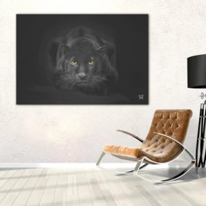 ToF Wanddecoratie dier zwarte panter