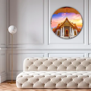 ToF Muurcirkel stad Bangkok marmeren tempel