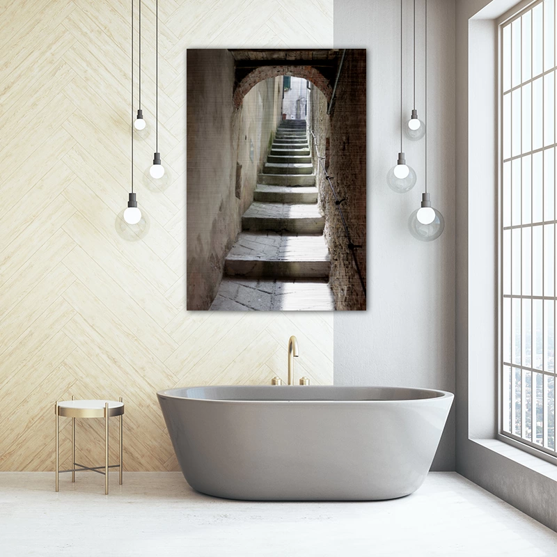 ToF Wanddecoratie steden oud steegje in Toscane - Afbeelding 2
