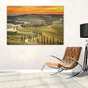 ToF Wanddecoratie Italiaans landschap Toscane, Italië