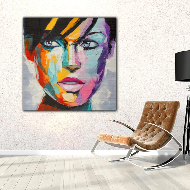 ToF Wanddecoratie kunst kleurrijke emoties