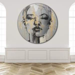 ToF Muurcirkel schilderij vrouwelijke kunst