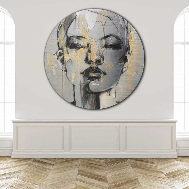 ToF Muurcirkel schilderij vrouwelijke kunst