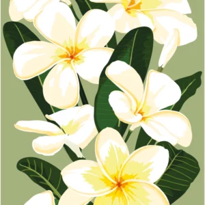 ToF Behang bloemen Frangipani