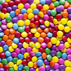 ToF Behang eten smarties