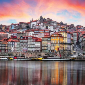 ToF Fotobehang stad Portugal, oude stad
