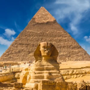 ToF Fotobehang Egypte piramide Sfinx van Gizeh