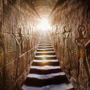 ToF Fotobehang Egypte gang Pyramide