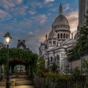 ToF Fotobehang oude gebouwen basiliek Sacré-coeur in Parijs