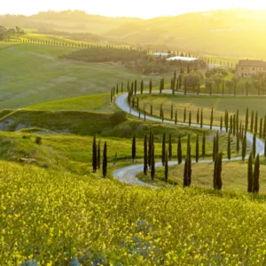 ToF Behang landschap Italië met weg