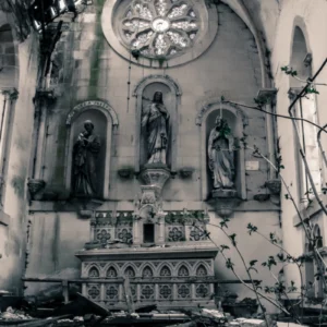 ToF Fotobehang gebouwen binnenkant oude kerk