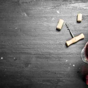 ToF Behang eten en drinken rode wijn met druiven
