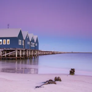 ToF Fotobehang strand huisjes