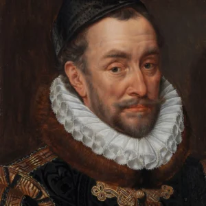 ToF Fotobehang kunst Portret van Willem I, Prins van Oranje, Adriaen Thomasz. Key