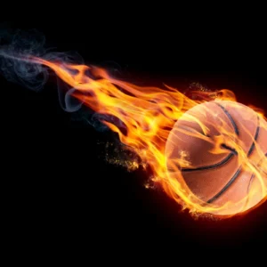 ToF Fotobehang sport basketbal in brand