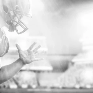 ToF Behang sport American football speler loopt met bal