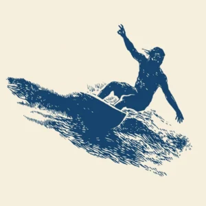 ToF Fotobehang sport surf logo