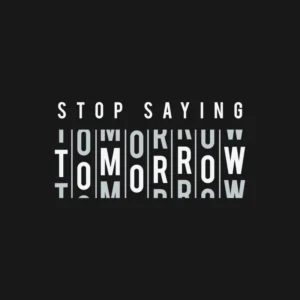 ToF Behang sport stop met morgen zeggen