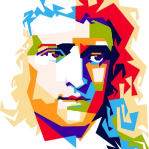ToF Behang mensen Isaac Newton