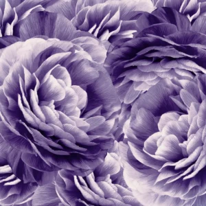 ToF Behang bloemen paars illustratie