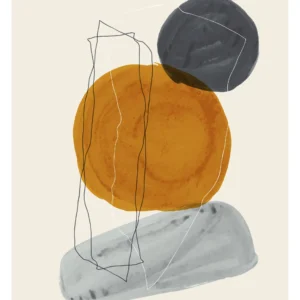 ToF Behang kunst creatieve minimalistische illustratie