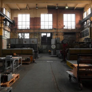 ToF Fotobehang industrieel hal fabriek