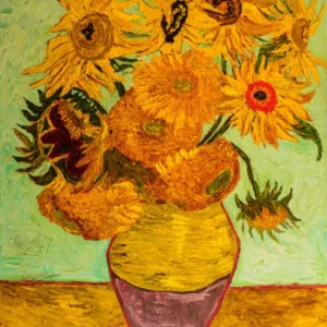 ToF Behang schilderij De zonnebloemenschilder, Paul Gauguin