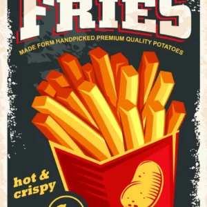 ToF Behang retro friet