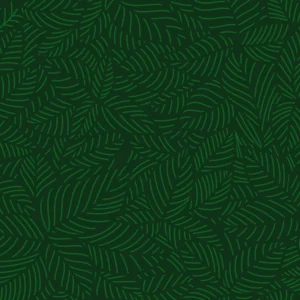 ToF Behang jungle bladeren groen met witte lijnen