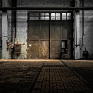 ToF Fotobehang industrieel grote deuren