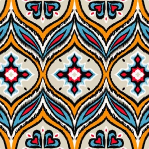 ToF Behang bohemian bandana print