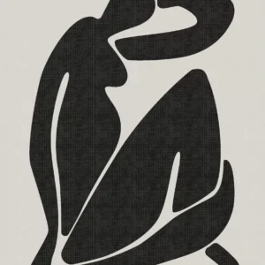 ToF Behang kunst vrouw in bepaalde houding
