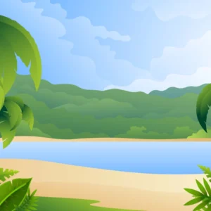 ToF Behang jungle strand