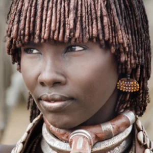 ToF Fotobehang cultuur portret vrouw Hamer-stam