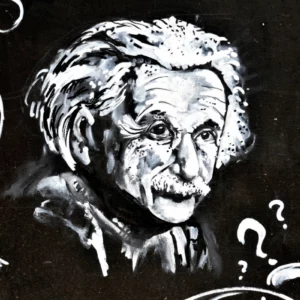 ToF Behang mensen Albert Einstein