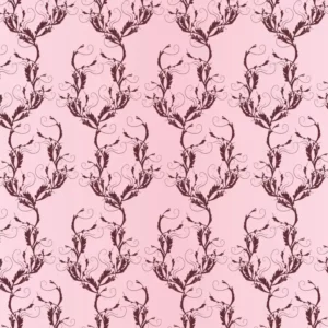ToF Behang bloemen patroon met roze achtergrond