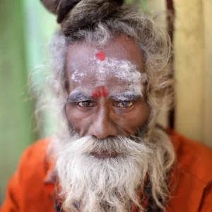 ToF Fotobehang cultuur Sadhu in Madurai, India