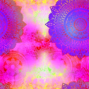 ToF Behang bohemian tegel met mandala's
