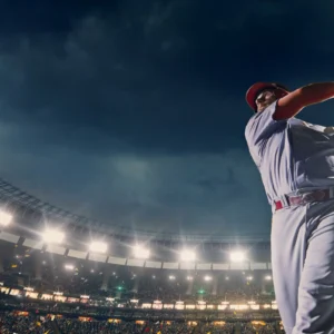 ToF Fotobehang sport honkbal slag