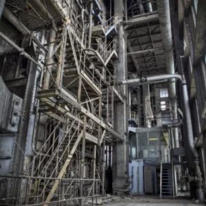 ToF Fotobehang industrieel machinetrap