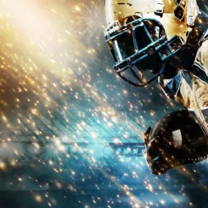 ToF Fotobehang sport American football in actie