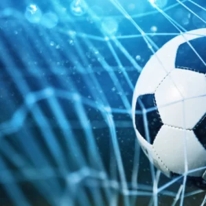 ToF Behang voetbal doel met bal