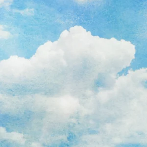 ToF Behang wolken geschilderd